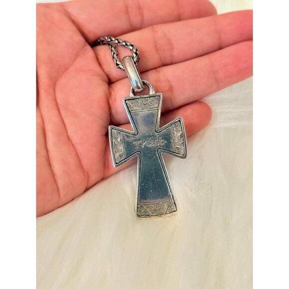 Brighton Voyage Trust Cross Multistones Necklace - Picture 6 of 10